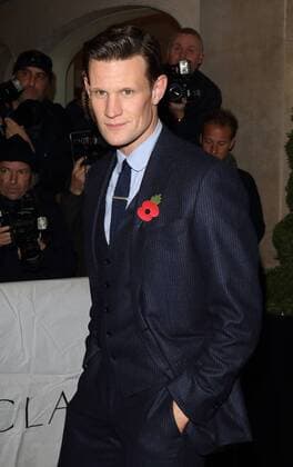 Harpers Bazaar Women of the Year Awards 2015 London, UK. Matt Smith at Harpers Bazaar Women of the Year Awards at Claridges, London on November 3rd 2015. LMK73-58657-041115 
