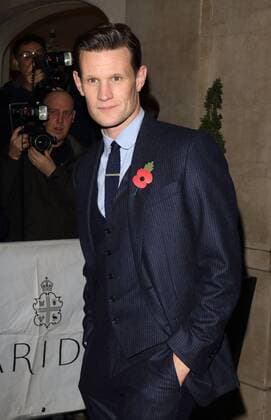 Harpers Bazaar Women of the Year Awards 2015 London, UK. Matt Smith at Harpers Bazaar Women of the Year Awards at Claridges, London on November 3rd 2015. LMK73-58657-041115 