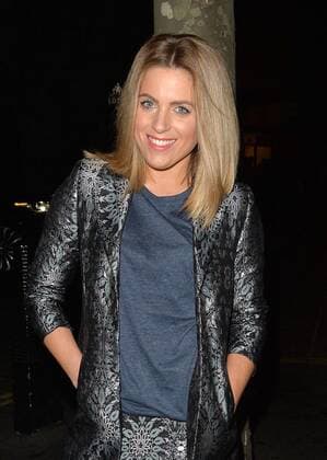Blogger and television presenter Olivia Cox attending The Dreamboys 2016 calendar launch at the Hippodrome, in London. The blonde star wraps up warm in a floral print coat paired with an exactly matching skirt. NOVEMBER 3rd 2015  LTNx153325