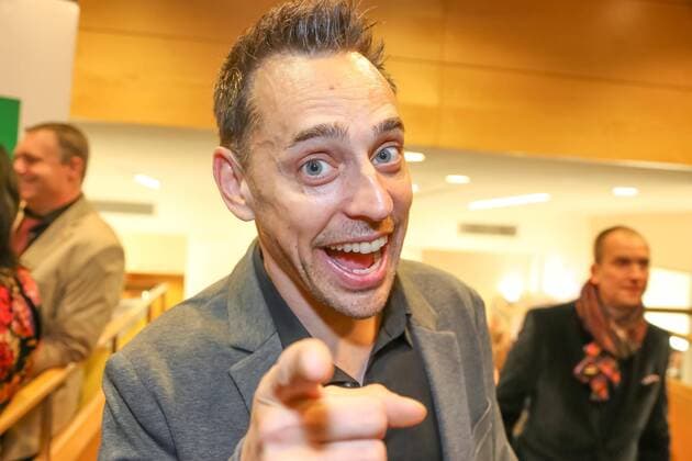 03.11.2015, Wiener Urania, Österreichischer Kabarettpreis 2015, Verleihungs-Gala im Bild: Tricky Niki -Portrait