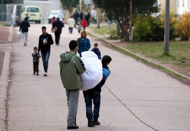 Flüchtlingsunterkunft Suhl Friedberg 06.11.15 , Suhl, Erstaufnahmeeinrichtung Flüchtlingsunterkunft Erstaufnahmestelle Suhl Friedberg Eindrücke vom Gelände