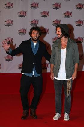 202409 Francois Glories Starface 2015-11-07 Cannes France Cérémonie des NRJ Music Awards 2015. Arrivées. Frérot, Jeremy ( Fréro Delavega ); Delavega, Flo ( Fréro Delavega )  Copyright: xFrancoisxGloriesx xStarfacex STAR_202409_038