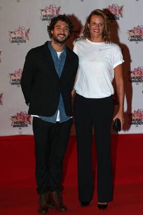 202409 Francois Glories Starface 2015-11-07 Cannes France Cérémonie des NRJ Music Awards 2015. Arrivées. Manaudou, Laure; Frérot, Jeremy ( Fréro Delavega )  Copyright: xFrancoisxGloriesx xStarfacex STAR_202409_040