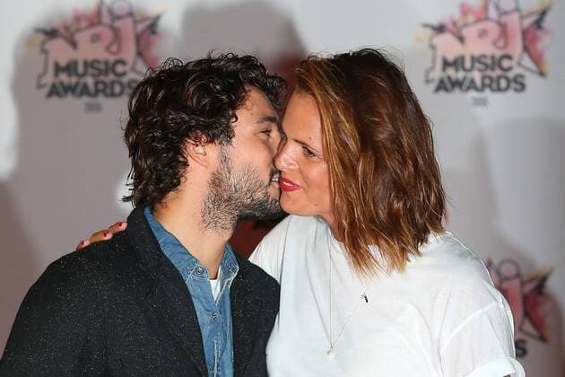 202409 Francois Glories Starface 2015-11-07 Cannes France Cérémonie des NRJ Music Awards 2015. Arrivées. Manaudou, Laure; Frérot, Jeremy ( Fréro Delavega )  Copyright: xFrancoisxGloriesx xStarfacex STAR_202409_043