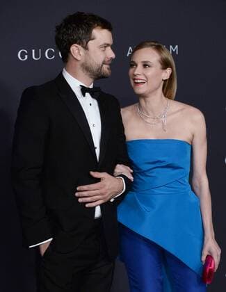 Actor Joshua Jackson and his wife, actress Diane Kruger attend the LACMA Art + Film gala at the Los Angeles County Museum of Art in Los Angeles on November 7, 2015.  LAP2015110736 JIMxRUYMEN