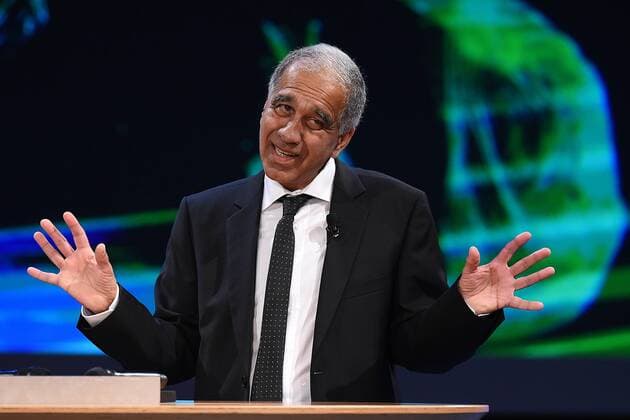 Deutscher Umweltpreis 2015 am 08.11.2015 im Colosseum Theater in Essen Der deutsche Meteorologe, Klimaforscher, Hochschullehrer und Preisträger Prof. Dr. Majib Latif während der Preisverleihung zum Deutschen Umweltpreis. xRx