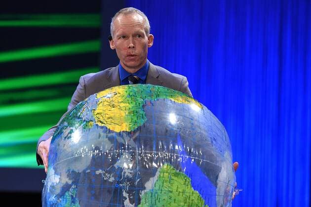 Deutscher Umweltpreis 2015 am 08.11.2015 im Colosseum Theater in Essen Der schwedische Resilienzforscher und Preisträger Prof. Dr. Johan Rockström während der Preisverleihung zum Deutschen Umweltpreis. xRx