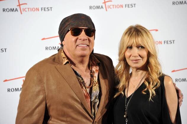 Rome Fiction Fest 2015. Red carpet Masterclass & Excellence Award . Pictured: Steven Van Zandt (Little Steven), Maureen Van Zandt  CamillaxMorandi