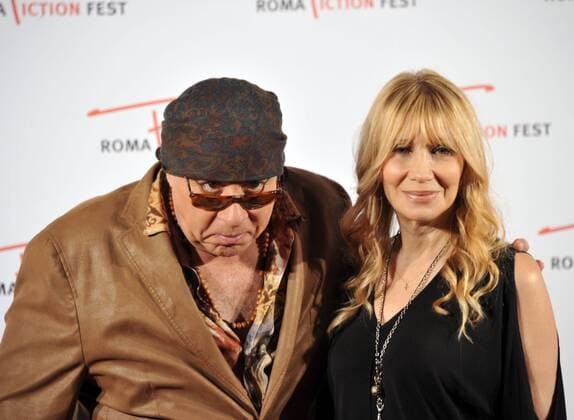 Rome Fiction Fest 2015. Red carpet Masterclass & Excellence Award . Pictured: Steven Van Zandt (Little Steven), Maureen Van Zandt  CamillaxMorandi