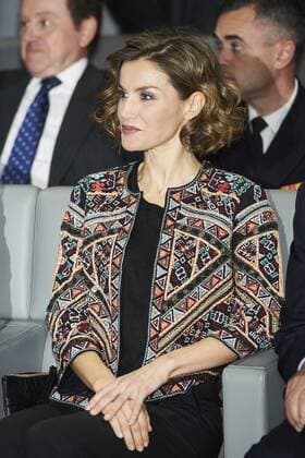 Nov. 12, 2015 - Madrid, Spain - Queen Letizia of Spain attend the acreditations ceremony for honorary Spain Brand Ambassadors at the BBVA Headquarter on November 12, 2015 in Madrid, Spain. Madrid Spain  - ZUMAg15_ Spanisches Königspaar bei Preisverleihung in Madrid