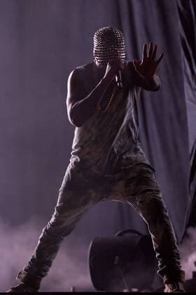 Aug. 30, 2014 - Philadelphia, Pennsylvania, U.S - Rapper KANYE WEST performs live at Budweiser Made in America festival in downtown Philadelphia, Pennsylvania - ZUMAs13