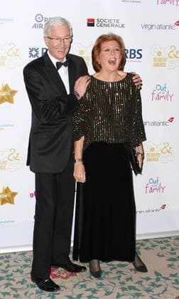 April 25, 2014 - London, London, UK - UK. Paul O Grady & Cilla Black. The Out In The City & g3 Readers Awards, The Landmark Hotel, London UK, 25 April 2014. Photo credit : Brett D. Cove Piqtured LNP  - ZUMAl94