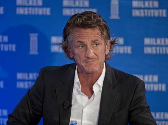 April 28, 2014 - Beverly Hills, California, U.S - SEAN PENN, Actor, Founder, CEO and Chairman of J P Haitian Relief Organization during the 2014 Milken Institute Global Conference at the Beverly Hilton Hotel.  - ZUMAp12
