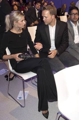 Lena Gercke mit Gast bei der Verleihung des 17. Medienpreises der Kindernothilfe im DRIVE Volkwagen Forum. Berlin, 13.11.2015 Foto:xFredericx xFuturexImage