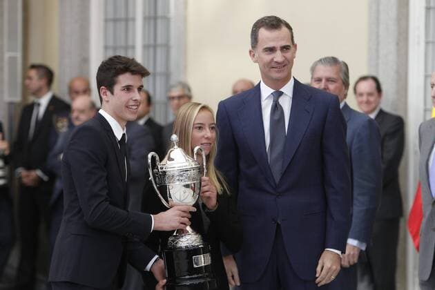 Entrega de los premios nacionales del deporte 2014 261 cordon press rey felipe Royal family attending the National Sports Awards in Madrid 
