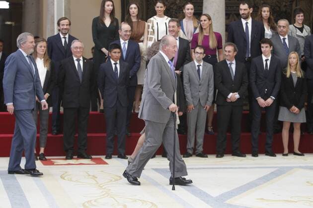 Entrega de los premios nacionales del deporte 2014 261 cordon press rey juan carlos Royal family attending the National Sports Awards in Madrid 