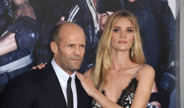 Aug. 11, 2014 - Los Angeles, California, U.S. - Jason Statham, Rosie Huntington-Whiteley attending the Los Angeles Premiere of The Expendables 3 held at the TCL Chinese Theatre in Hollywood, California on August 11, 2014. 2014 - ZUMAl89
