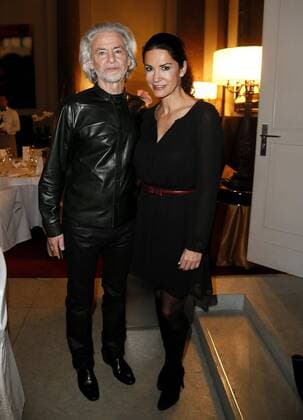 Dr. Hermann Buehlbecker, Mariella Ahrens bei der Exclusiven Vernissage des LAMBERTZ FINE ART Kalenders 2016 - La Dolce Vita im Hotel de Rome, Berlin. 17.11.2015