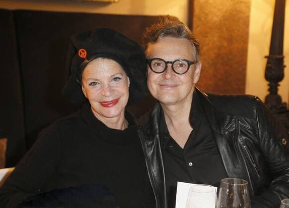 Barbara Engel, Rolf Scheider bei der Exclusiven Vernissage des LAMBERTZ FINE ART Kalenders 2016 - La Dolce Vita im Hotel de Rome, Berlin. 17.11.2015