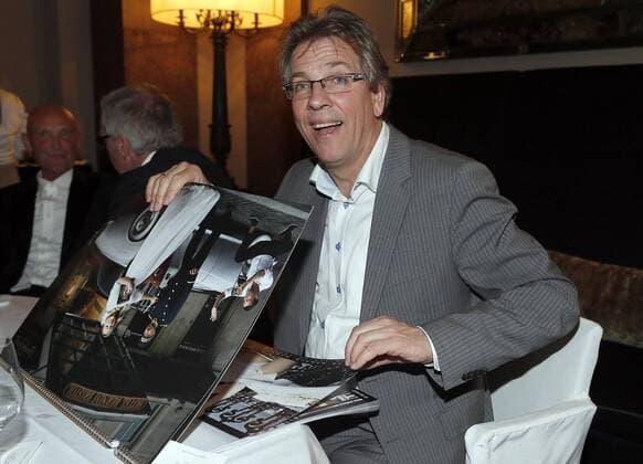Michael Radau bei der Exclusiven Vernissage des LAMBERTZ FINE ART Kalenders 2016 - La Dolce Vita im Hotel de Rome, Berlin. 17.11.2015
