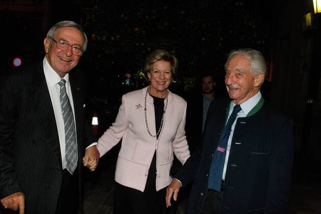 Nov. 18, 2015 - Athens, Greece - PRINCE MICHAEL welcome KING CONSTANTINE(L) and ANNE-MARIE of Greece at Parnassos concert hall to speak about the abused children during World Day for Prevention.of Child Abuse - 19 November. Marina Karella and her husband Prince.Michael of Greece, who had assumed Eliza s.financial support in the US, led the drive to.establish the non-profit organisation ELIZA, with.the aim of actively helping to protect neglected.and abused children. Athens Greece - ZUMAv62_