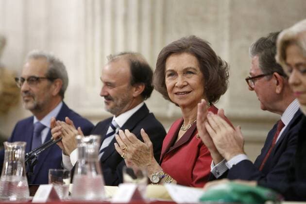 Queen Sofia of Spain during XXIV Reina Sofia Iberoamerican Poetry Award . November 18, 2015.  (2015111808)