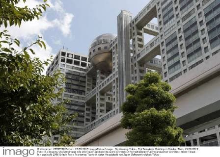 Sightseeing Tokio - Fuji Television Building in Odaiba. Tikio, 15.09.2015 Foto:xT.xSkupinx xFuturexImage