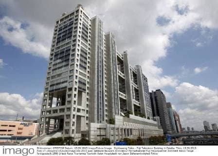 Sightseeing Tokio - Fuji Television Building in Odaiba. Tikio, 15.09.2015 Foto:xT.xSkupinx xFuturexImage
