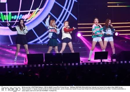 SHINee,SISTAR,VIXX,AOA,Red Velvet and Verbal Jint attend the 2015 Korea Music Awards in Seoul, South Korea on 25th November, 2015.(China and South Korea Out)  20151126000308