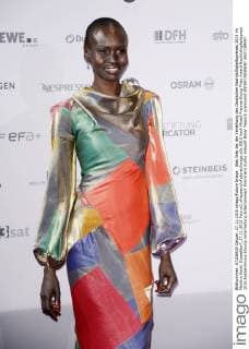 Alek Wek bei der Verleihung des Deutschen Nachhaltigkeitspreises 2015 im Maritim Hotel. Düsseldorf, 27.11.2015 Foto:xO.xHausenx xFuturexImage