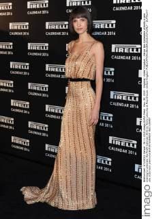 Nov. 30, 2015 - England, United Kingdom - Hanaa Ben Abdesslem attends a gala evening to celebrate the Pirelli Calendar 2016 by Annie Leibovitz at Roundhouse. United Kingdom - ZUMAs147