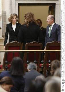 La reina Letizia asiste a la entrega de la VIII edicion de los premios Foro, Justicia y Discapacidad. The queen of Spain attend the delivery of the prize of Justice and Disability , in Madrid, Spain. 