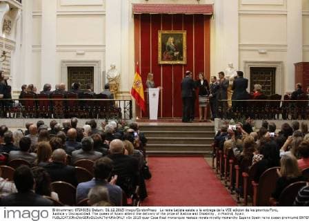La reina Letizia asiste a la entrega de la VIII edicion de los premios Foro, Justicia y Discapacidad. The queen of Spain attend the delivery of the prize of Justice and Disability , in Madrid, Spain. 
