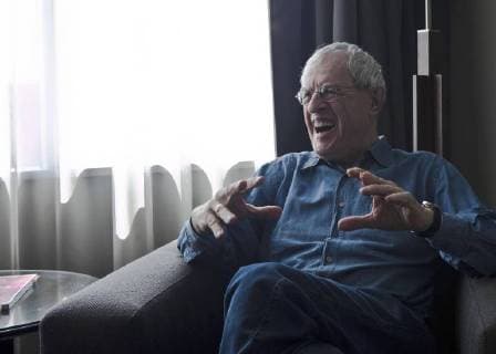 March 31, 2014 - Mexico - E31031433.JPG.MEXICO, D. F. Literature Literatura-Charles Simic.- Entrevista con el poeta de origen serbio-estadounidense Charles Simic, premio Pulitzer en 1990. Foto: Agencia EL UNIVERSAL Patricia Juarez JMA.  - ZUMAu78