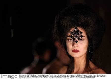Hippy Garden woman fashion show 01.12.2015., Zagreb, Croatia - Hippy Garden woman fashion show held in the Emerald Hall of Esplanade Zagreb Hotel.  AntoxMagzan PIXSELL