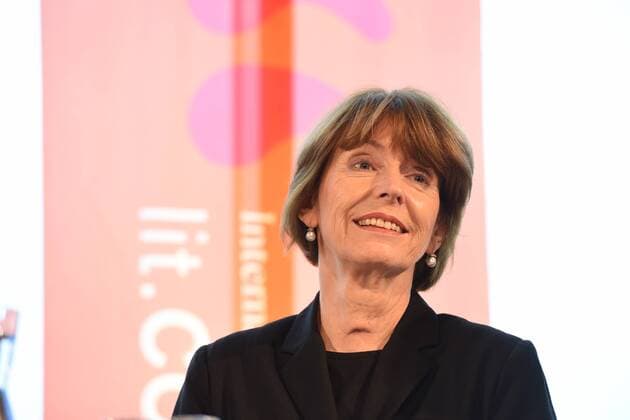 Henriette Reker, Oberbürgermeisterin der Stadt Köln am 02.12.2015 in Köln bei der Pressekonferenz der Lit.Cologne, Europas größtes Literaturfestival, das 2016 zum 16.Mal stattfindet.