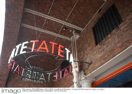 Architektur von James Stirling Liverpool UK Tate Liverpool modern art gallery. 