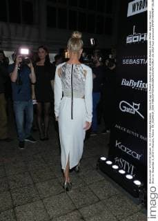 Joanna Krupa in Poland Joanna Krupa attends Robert Kupisz (Polish designer) Fashion Show on December 2, 2015 in Warsaw, Poland. EN_01194519_0398 