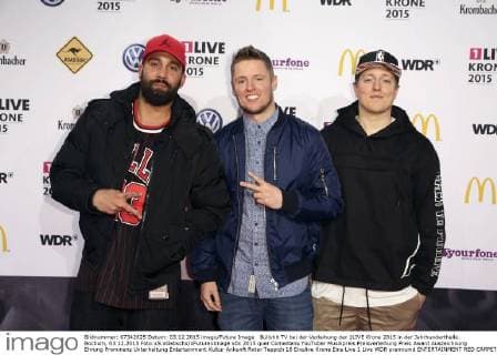 Bullshit TV bei der Verleihung der 1LIVE Krone 2015 in der Jahrhunderthalle. Bochum, 03.12.2015 Foto:xS.xGabschx xFuturexImage