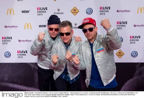 Donnerstag 03.12.2015, Einslive Krone Verleihung in Bochum, Fettes Brot DeFodi001