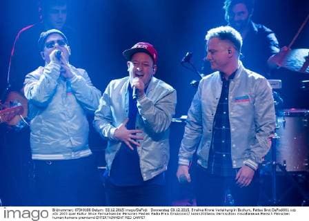 Donnerstag 03.12.2015, Einslive Krone Verleihung in Bochum, Fettes Brot DeFodi001