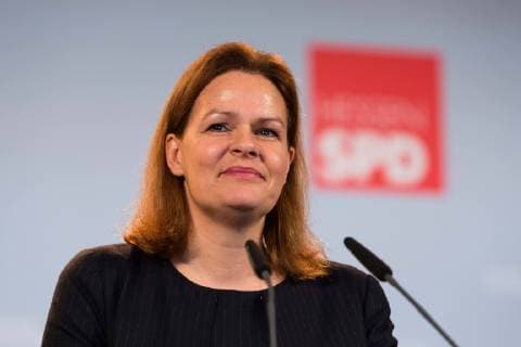 Nancy Faeser, Generalsekretaerin, Landesparteitag der SPD Hessen in Kassel Copyright: Socher xEibner-Pressefoto EP_kso