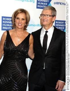 Dec. 8, 2015 - New York, New York, U.S. - KERRY KENNEDY and CEO of Apple TIM COOK attend the 2015 Ripple of Hope Award held at the New York Hilton Hotel. New York U.S. - ZUMAk03_