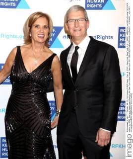 Dec. 8, 2015 - New York, New York, U.S. - KERRY KENNEDY and CEO of Apple TIM COOK attend the 2015 Ripple of Hope Award held at the New York Hilton Hotel. New York U.S. - ZUMAk03_