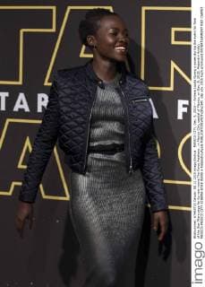MEXICO CITY, Dec. 8, 2015 -- Actress Lupita Nyong o poses during the event for fans of the Star Wars saga for its new movie The Force Awakens , in Mexico City, capital of Mexico, on Dec. 8, 2015. Alejandro Ayala) MEXICO-MEXICO CITY-CINEMA-STAR WARS e AlejandroxAyala 