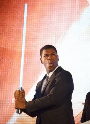 Actor John Boyega attends the Japan Premiere for the film Star Wars: The Force Awakens in Tokyo, Japan on December 10. 2015.  TKP2015121019 KEIZOxMORI