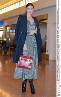 Model Miranda Kerr arrives at Tokyo International Airport in Tokyo, Japan, on December 11, 2015.  TKP2015121131 KEIZOxMORI