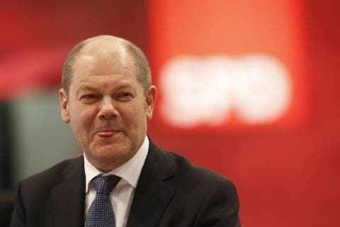 SPD Parteitag in Berlin GER, Berlin, 20151211, SPD Bundesparteitag 2015 in Berlin, Sozialdemokratische partei Deutschlands, vom 10.-12.12.2015 im CityCube Berlin, mit Olaf Scholz