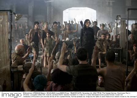 RELEASE DATE: November 21, 2014 TITLE: The Hunger Games: Mockingjay Part 1 STUDIO: Lionsgate DIRECTOR: Francis Lawrence PLOT: Katniss Everdeen is in District 13 after she shatters the games forever. Under the leadership of President Coin and the advice of her trusted friends, Katniss spreads her wings as she fights to save Peeta and a nation moved by her courage PICTURED: JENNIFER LAWRENCE as Katniss Everdeen ( - ZUMAl90