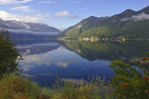 Bucht von Kotor zwischen Kotor und Perast, Montenegro, Kotor Bay of Kotor between Kotor and Perast, Montenegro, Kotor BLWS412337 Copyright: xblickwinkel F.xNeukirchenx